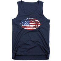 Football USA American Flag Vintage Gift Tank Top