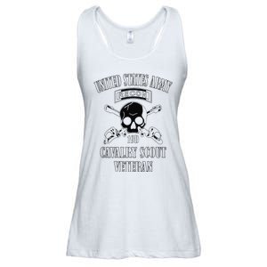 Funny U.S. Army Cavalry Scout Veteran Ladies Essential Flowy Tank