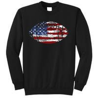 Football Usa American Flag Vintage Gift Sweatshirt