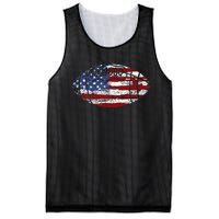 Football Usa American Flag Vintage Gift Mesh Reversible Basketball Jersey Tank