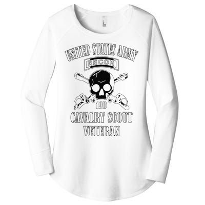 Funny U.S. Army Cavalry Scout Veteran Women's Perfect Tri Tunic Long Sleeve Shirt