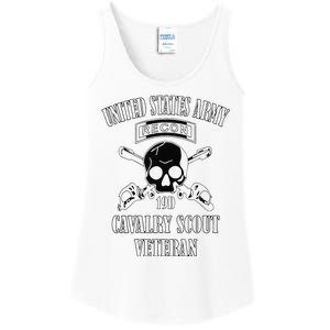 Funny U.S. Army Cavalry Scout Veteran Ladies Essential Tank