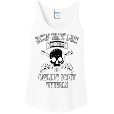 Funny U.S. Army Cavalry Scout Veteran Ladies Essential Tank