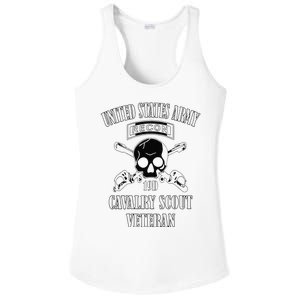 Funny U.S. Army Cavalry Scout Veteran Ladies PosiCharge Competitor Racerback Tank