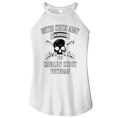 Funny U.S. Army Cavalry Scout Veteran Women's Perfect Tri Rocker Tank