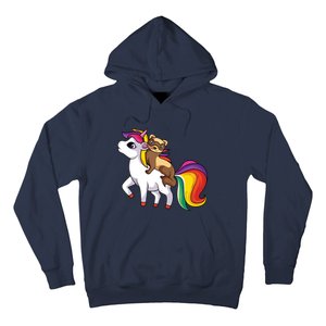 Ferret Unicorn Animal Lover Hoodie