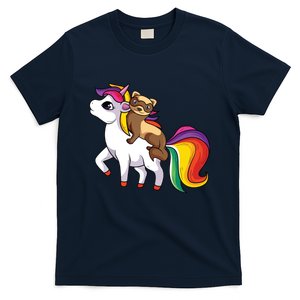 Ferret Unicorn Animal Lover T-Shirt