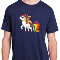 Ferret Unicorn Animal Lover Adult ChromaSoft Performance T-Shirt