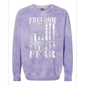 Freedom, USA, America, Constitution,United States Of America Colorblast Crewneck Sweatshirt