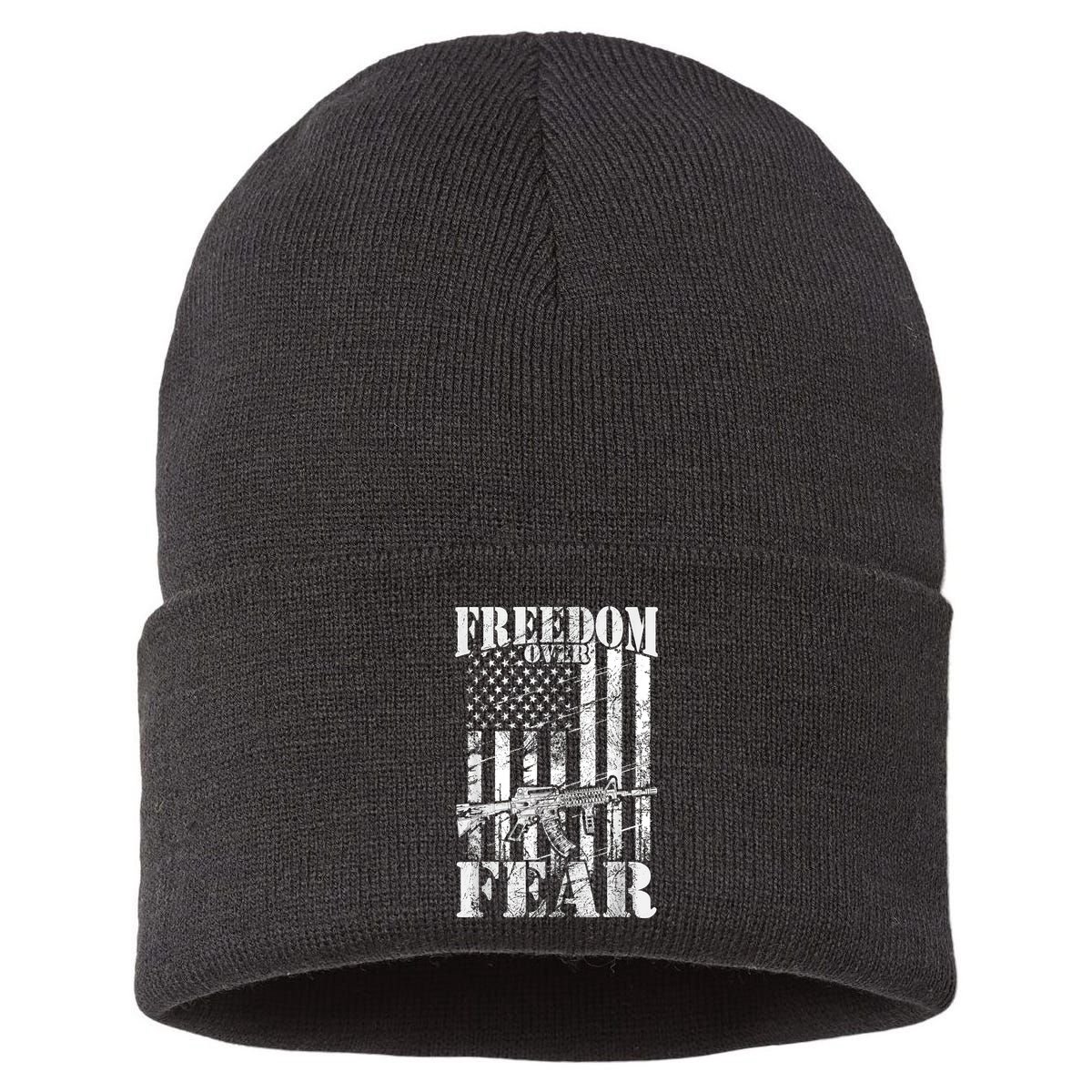 Freedom, USA, America, Constitution,United States Of America Sustainable Knit Beanie