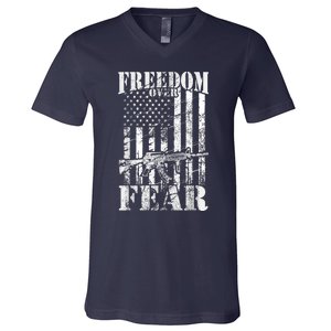 Freedom, USA, America, Constitution,United States Of America V-Neck T-Shirt