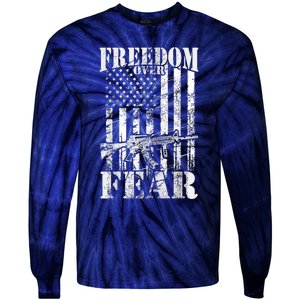 Freedom, USA, America, Constitution,United States Of America Tie-Dye Long Sleeve Shirt