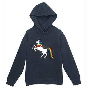 Ferret Unicorn Animal Lover Urban Pullover Hoodie