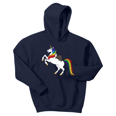 Ferret Unicorn Animal Lover Kids Hoodie