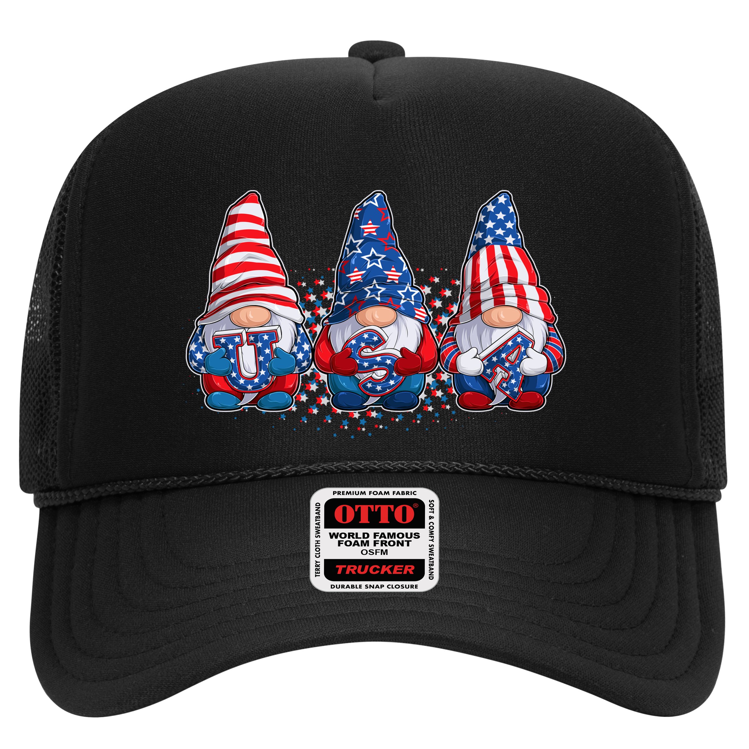 Funny USA American Flag 4th Of July Gnomes Hat