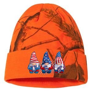 Funny USA American Flag 4th Of July Gnomes Kati Licensed 12" Camo Beanie