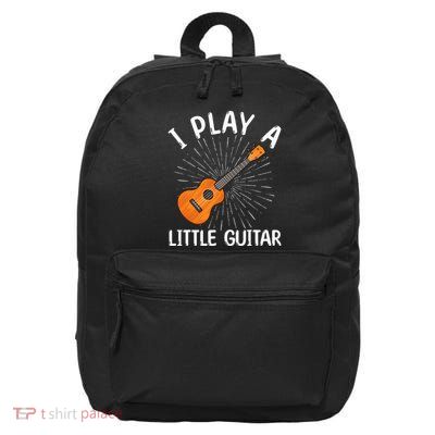 Funny Ukulele Art Guitar Ukulele Player 16 in Basic Backpack