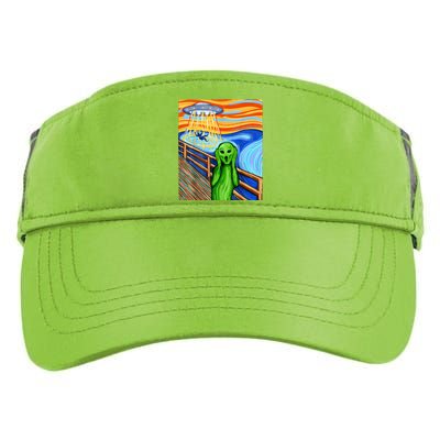 Funny UFO Believe In Aliens Alien Humor Gift Funny Alien Lover Adult Drive Performance Visor