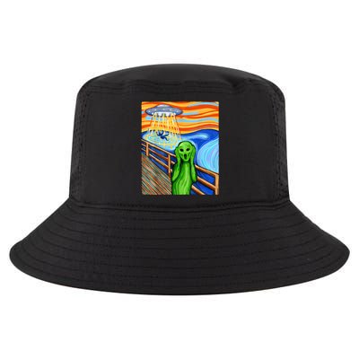 Funny UFO Believe In Aliens Alien Humor Gift Funny Alien Lover Cool Comfort Performance Bucket Hat