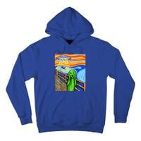 Funny UFO Believe In Aliens Alien Humor Gift Funny Alien Lover Tall Hoodie