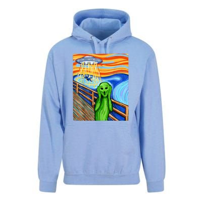 Funny UFO Believe In Aliens Alien Humor Gift Funny Alien Lover Unisex Surf Hoodie