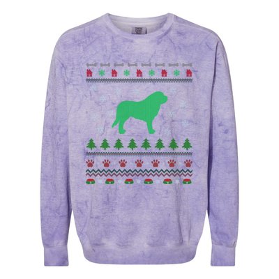 Funny Ugly Bulldog Dog Xmas Gift Bulldog Christmas Gift Colorblast Crewneck Sweatshirt