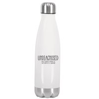 Funny Undiagnosed But Something Is Definitely Wrong Adhd Stainless Steel Insulated Water Bottle