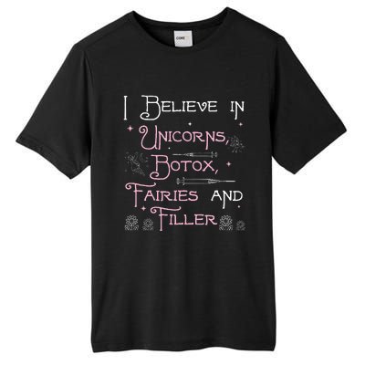 Funny Unicorns Botox Fairies And Filler Aesthetician Nurses Tall Fusion ChromaSoft Performance T-Shirt