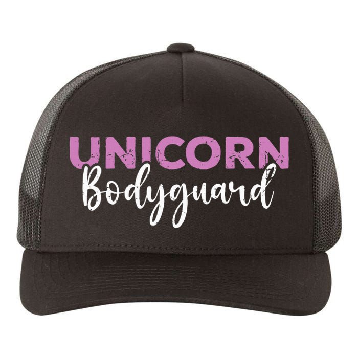 Funny Unicorn Bodyguard Unicorn Security Yupoong Adult 5-Panel Trucker Hat