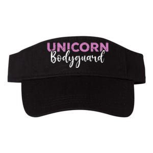 Funny Unicorn Bodyguard Unicorn Security Valucap Bio-Washed Visor