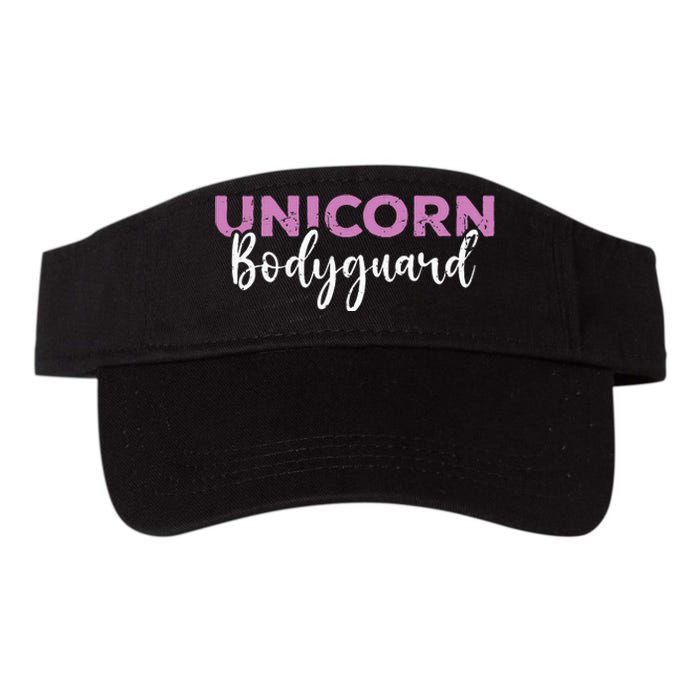 Funny Unicorn Bodyguard Unicorn Security Valucap Bio-Washed Visor