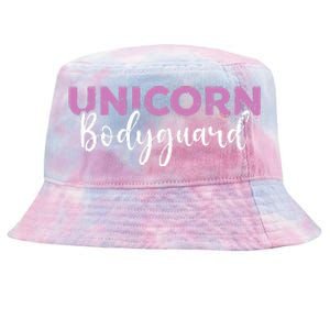 Funny Unicorn Bodyguard Unicorn Security Tie-Dyed Bucket Hat