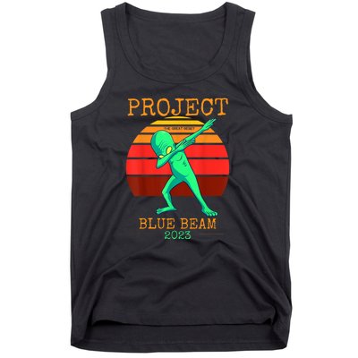 Funny UFO Balloon China Alien Project Blue Beam Tank Top