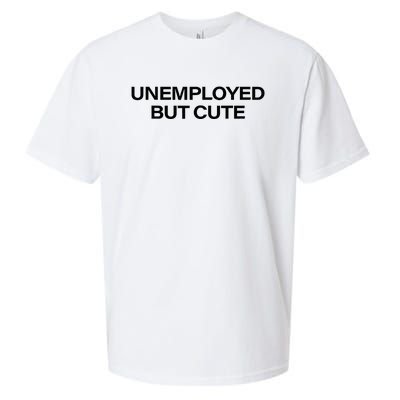 Funny Unemployed But Cute Sueded Cloud Jersey T-Shirt