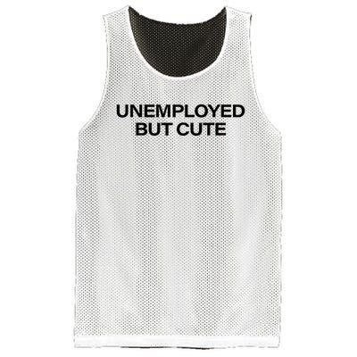 Funny Unemployed But Cute Mesh Reversible Basketball Jersey Tank