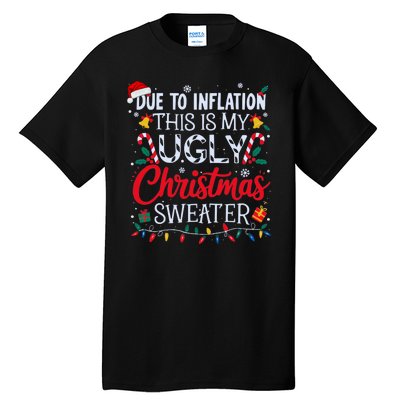 Funny Ugly Christmas Sweater Couples Matching Xmas Tall T-Shirt