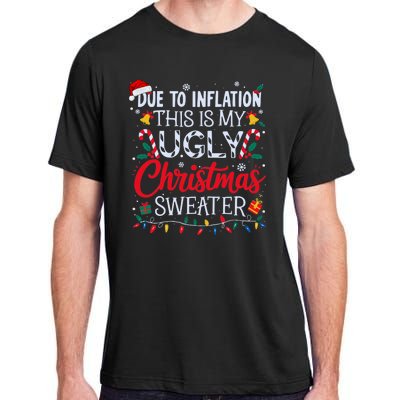 Funny Ugly Christmas Sweater Couples Matching Xmas Adult ChromaSoft Performance T-Shirt