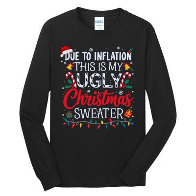 Funny Ugly Christmas Sweater Couples Matching Xmas Tall Long Sleeve T-Shirt