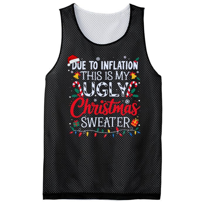 Funny Ugly Christmas Sweater Couples Matching Xmas Mesh Reversible Basketball Jersey Tank