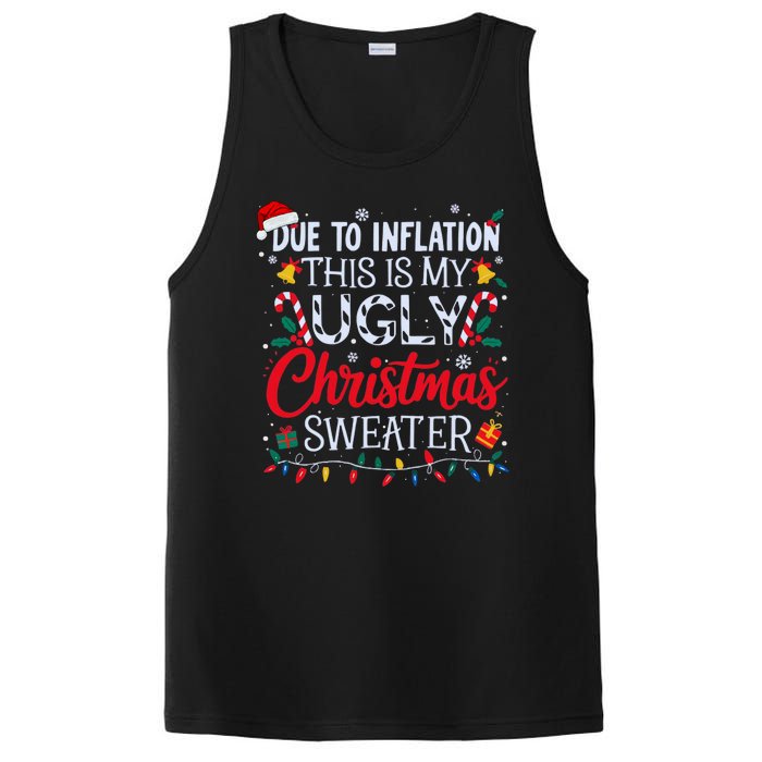 Funny Ugly Christmas Sweater Couples Matching Xmas PosiCharge Competitor Tank