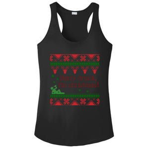 Funny Ugly Christmas Sweater Merry Drunk IM Christmas Gift Ladies PosiCharge Competitor Racerback Tank