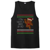 Funny Ugly Christmas Gingerbread Man You Want A Piece Of Me PosiCharge Competitor Tank