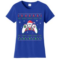 Family Ugly Christmas Santa Hat Video Computer Games Cute Gift Women's T-Shirt