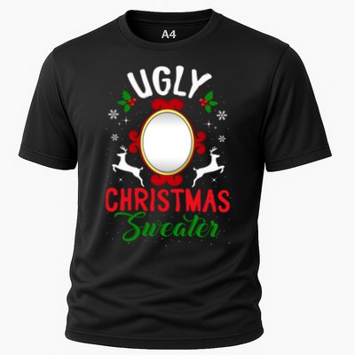 Funny Ugly Christmas Sweater With Mirror Gift Performance Shirt