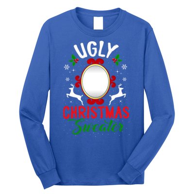 Funny Ugly Christmas Sweater With Mirror Gift Long Sleeve Shirt