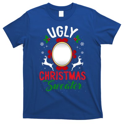 Funny Ugly Christmas Sweater With Mirror Gift T-Shirt