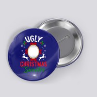 Funny Ugly Christmas Sweater With Mirror Gift Button