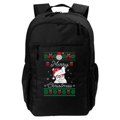 Frenchie Ugly Christmas Sweater Funny Gift French Bulldog Lovers Gift Backpack