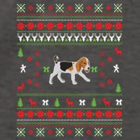 Funny Ugly Christmas Beagle Design Gift Vector Backpack