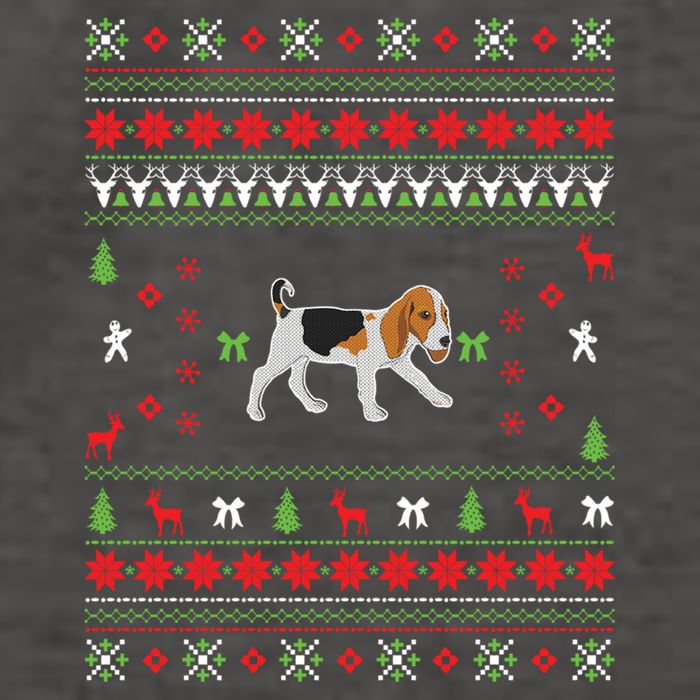 Funny Ugly Christmas Beagle Design Gift Vector Backpack
